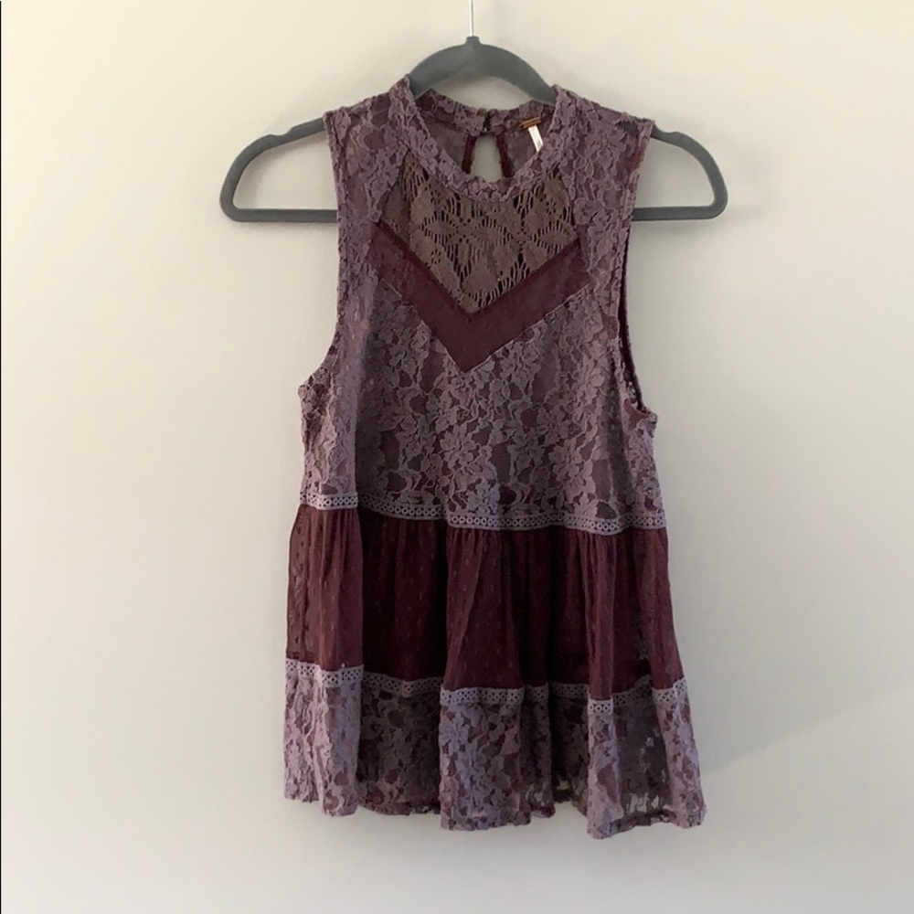 Free People Lace Top